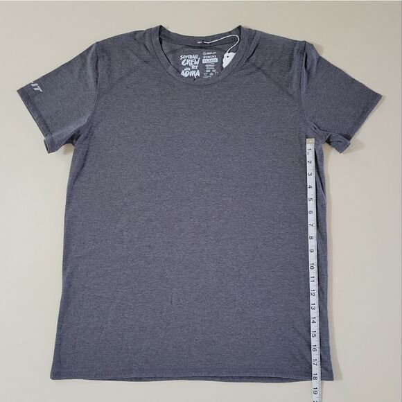 RIP-IT Women's Charcoal Softball Crew Tee with Adira - Picture 6 of 9